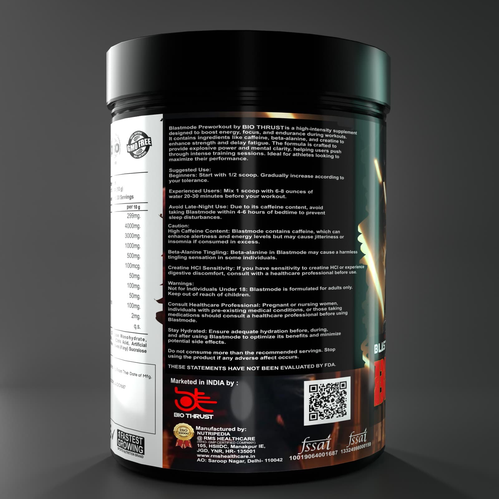 Blastmode Pre-Workout 300g thumbnail 3
